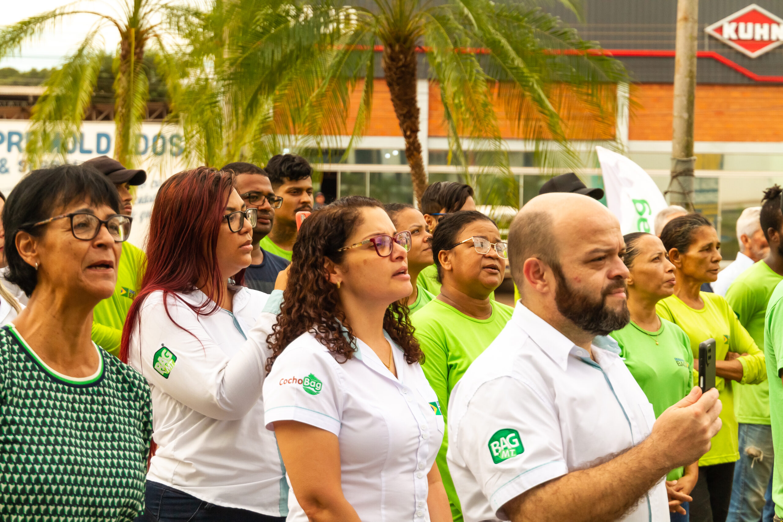 GrupoBag passa a realizar hasteamento das bandeiras em sua sede, em Rondonópolis-MT — registro fotográfico 5